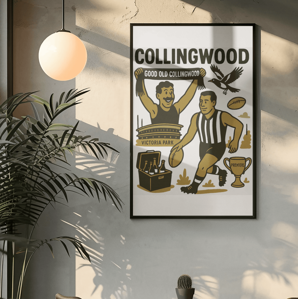 Collingwood Vintage Wall Art - VFtees