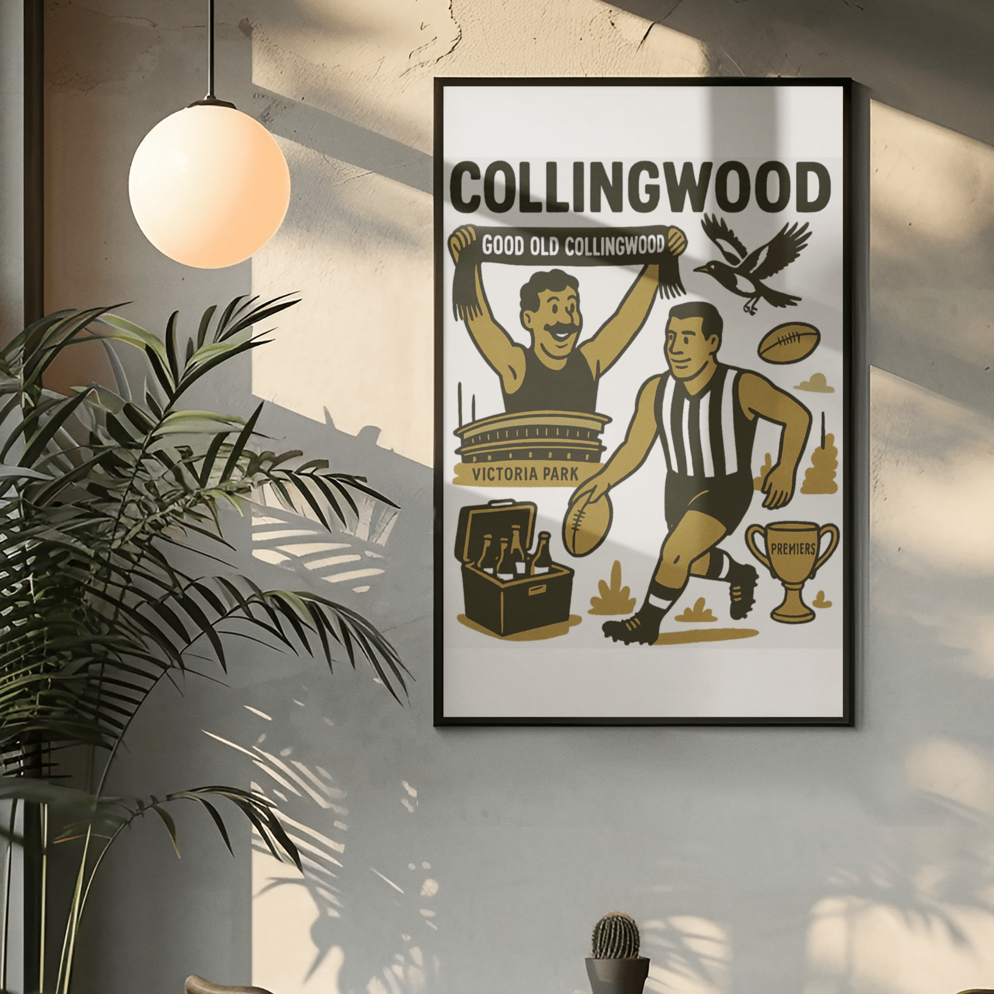 Collingwood Vintage Wall Art - VFtees