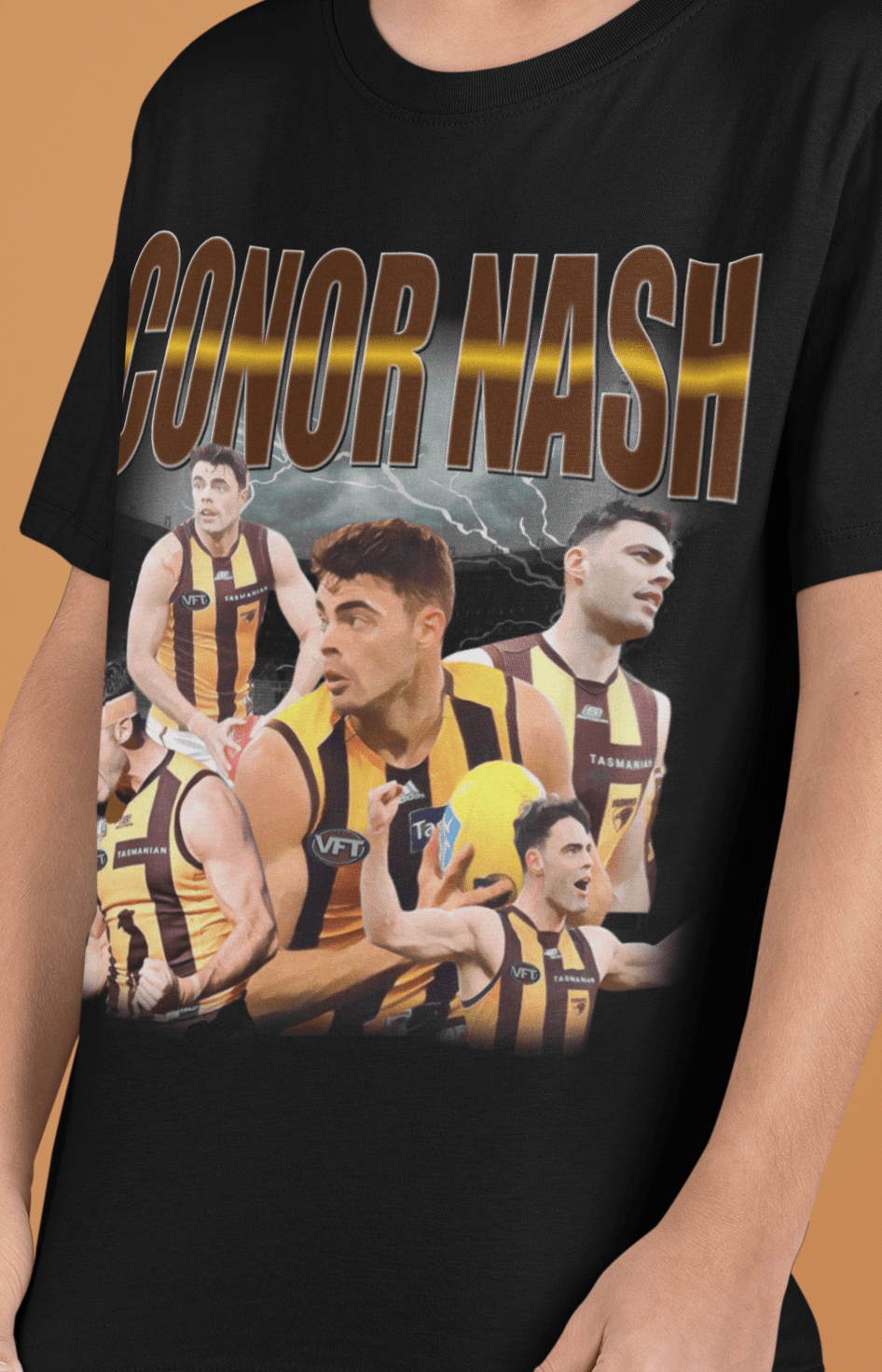 Conor Nash AFL Graphic Tee (Kids) - VFtees