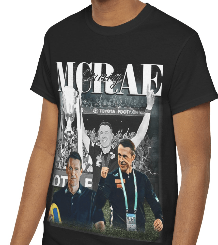 Craig McRae AFL Graphic Tee - VFtees
