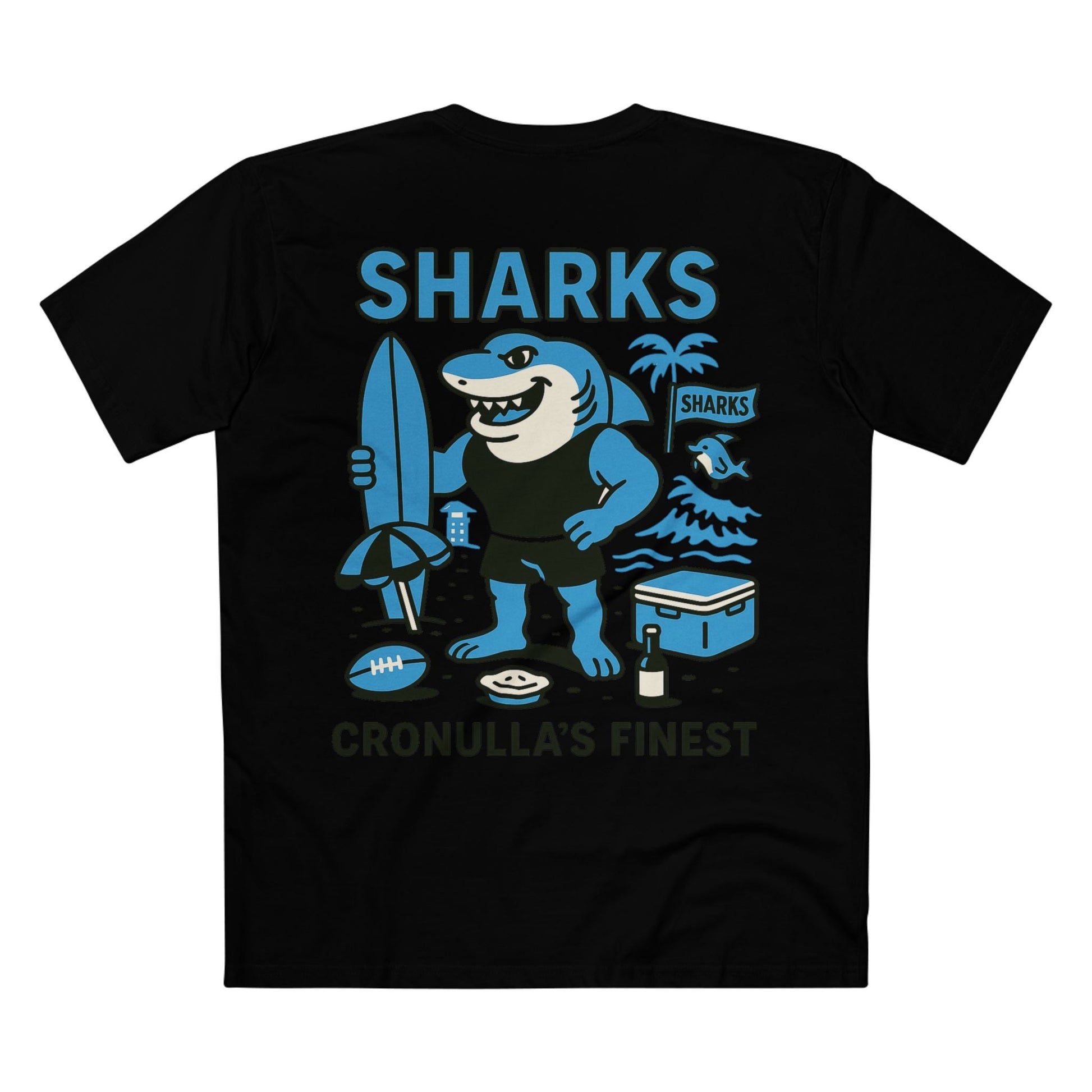 Cronulla Rugby League Tee - Sharks Club Series - VFtees