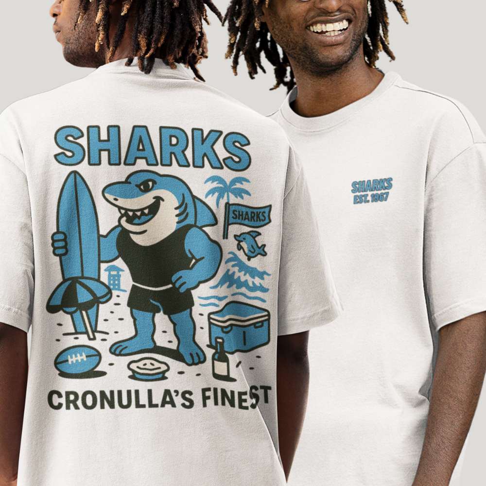 Cronulla Rugby League Tee - Sharks Club Series - VFtees