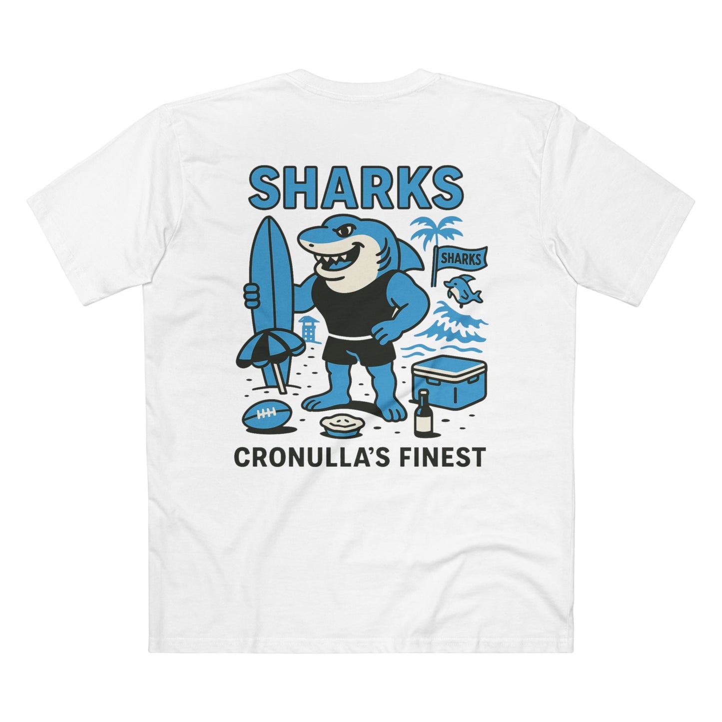 Cronulla Rugby League Tee - Sharks Club Series - VFtees
