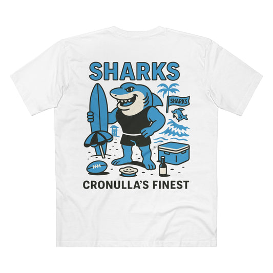 Cronulla Rugby League Tee - Sharks Club Series - VFtees