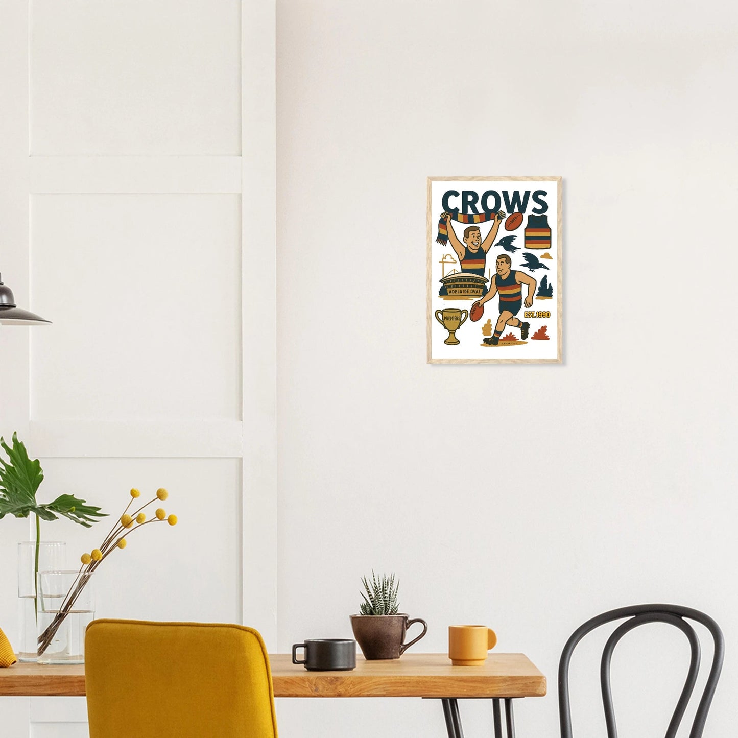 Crows Framed Wall Art - VFtees
