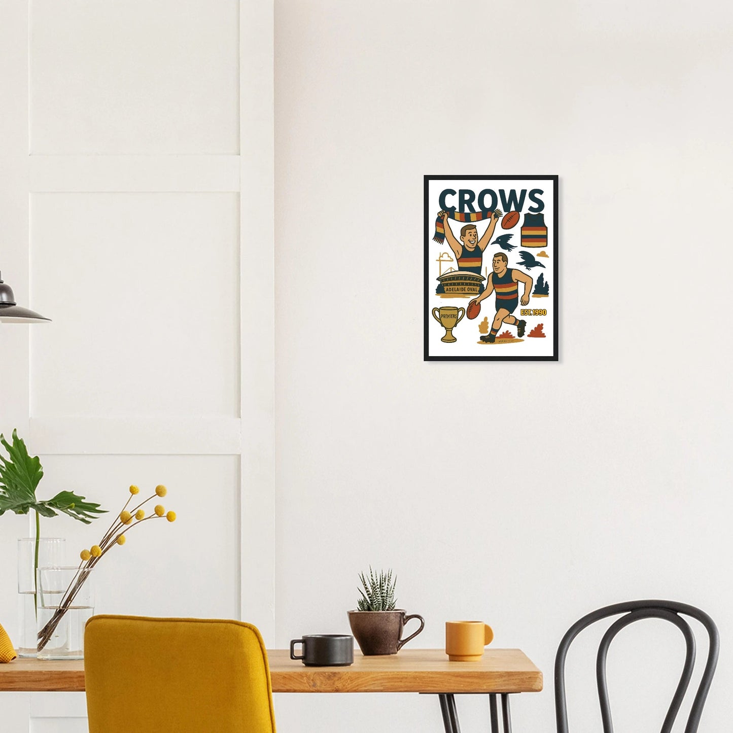 Crows Framed Wall Art - VFtees