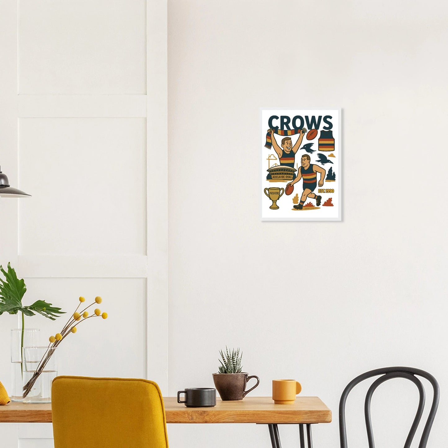 Crows Framed Wall Art - VFtees