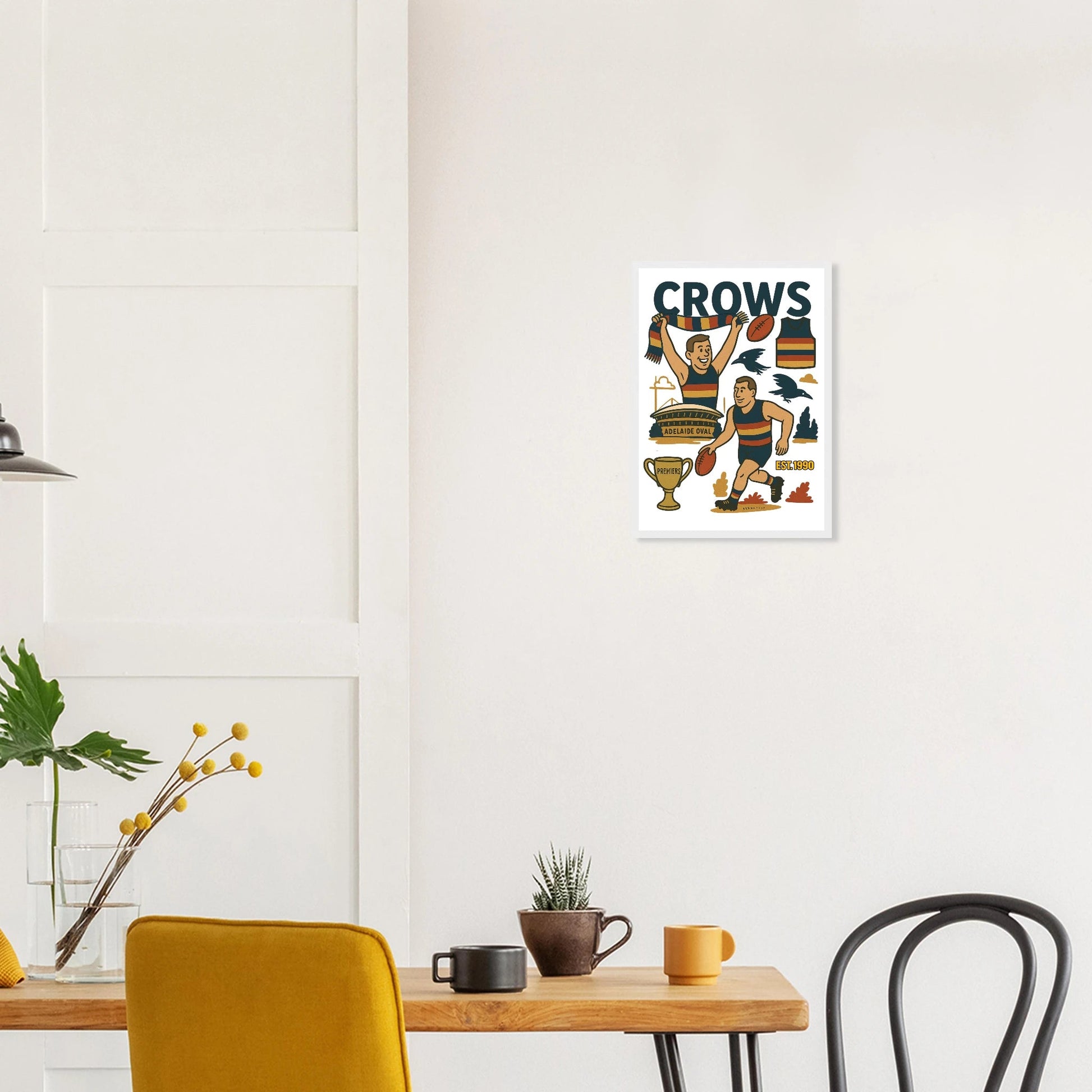 Crows Framed Wall Art - VFtees