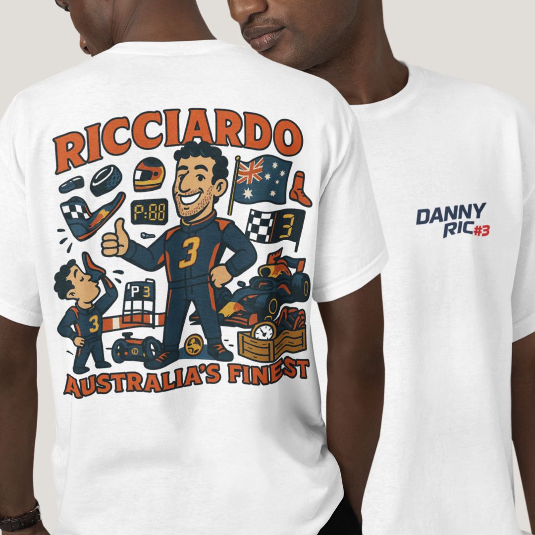 Daniel Ricciardo F1 Tee - Grand Prix Edition - VFtees