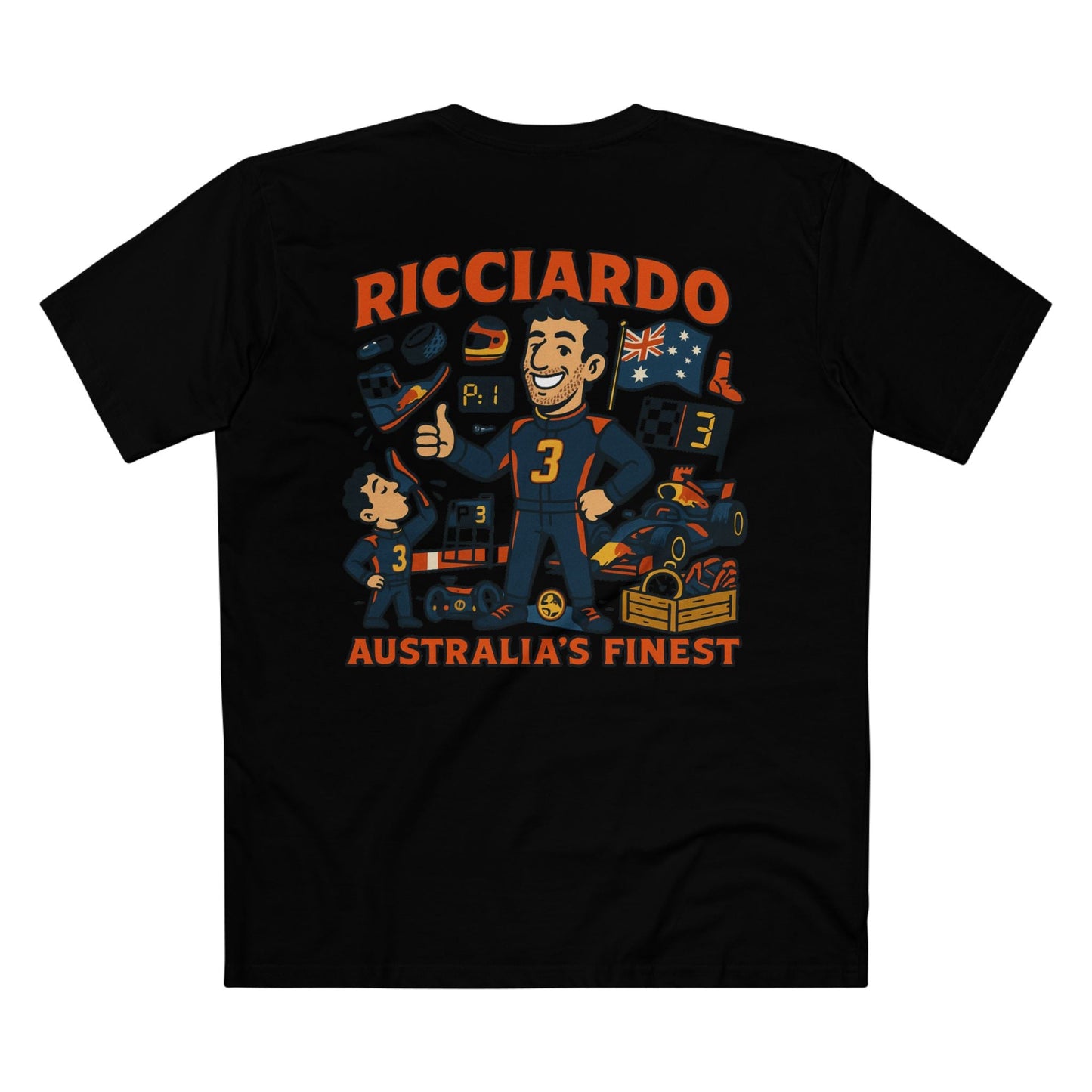 Daniel Ricciardo F1 Tee - Grand Prix Edition - VFtees