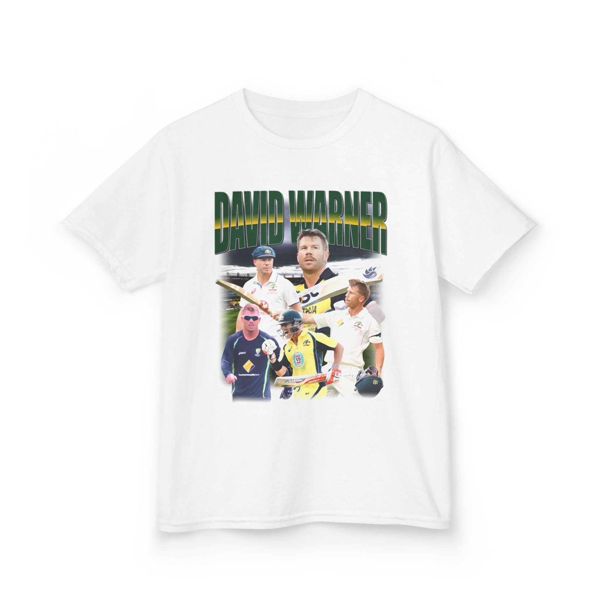 David Warner Australian Cricket Graphic Tee (Kids) - VFtees