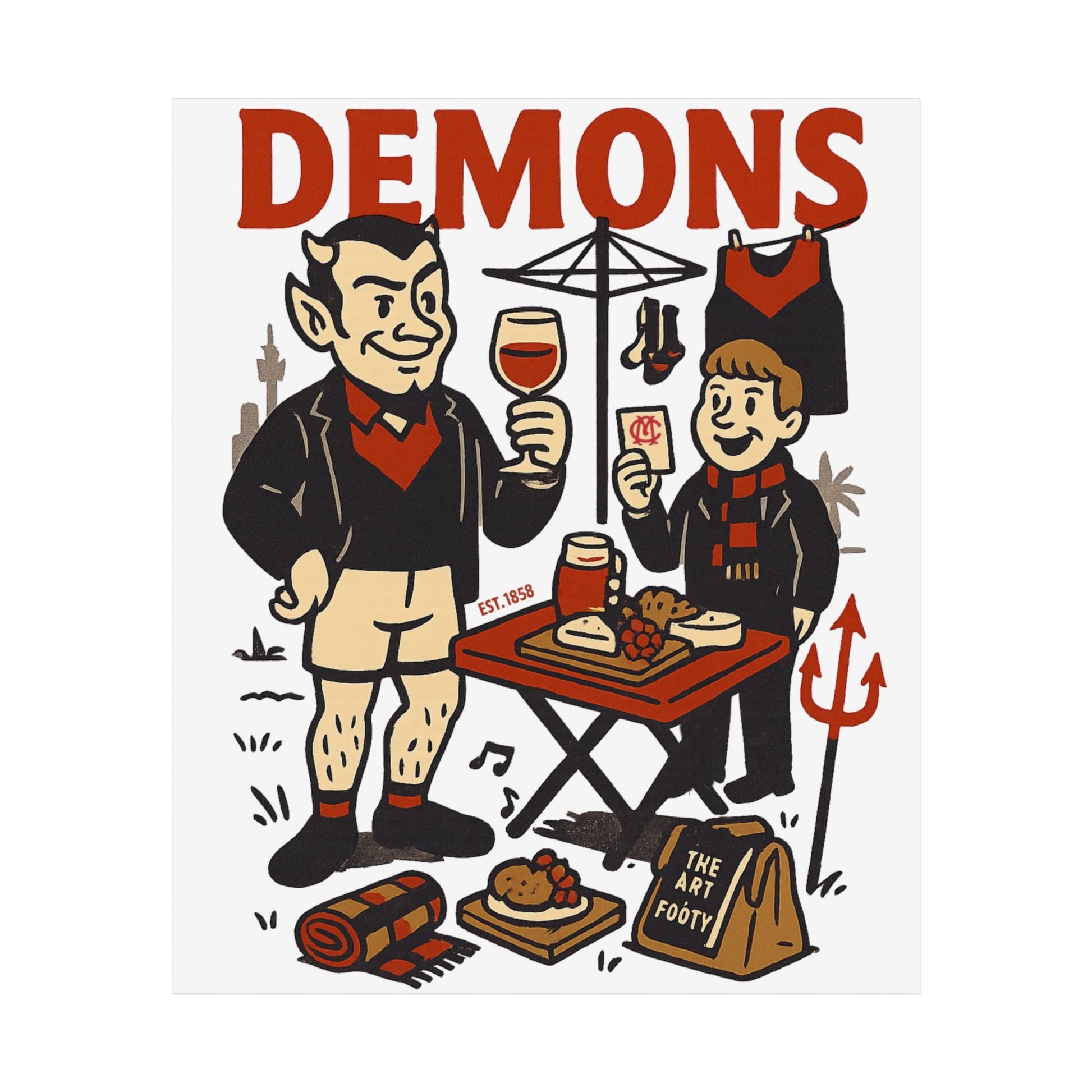 Demons Vintage Wall Art (Limited Release) - VFtees