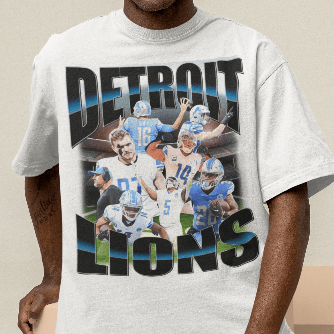 Detroit Lions Graphic NFL Tee - VFtees