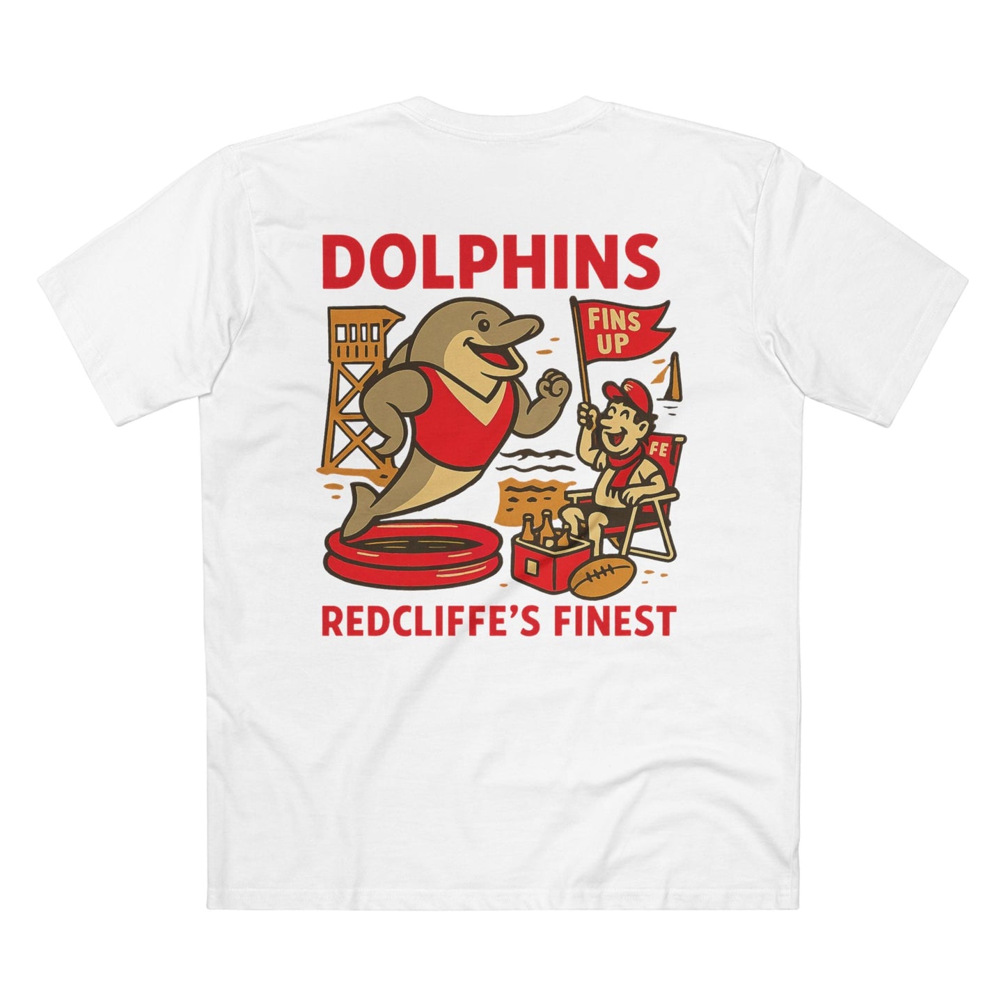 Dolphins Rugby League Tee - Redcliffe Club Series - VFtees