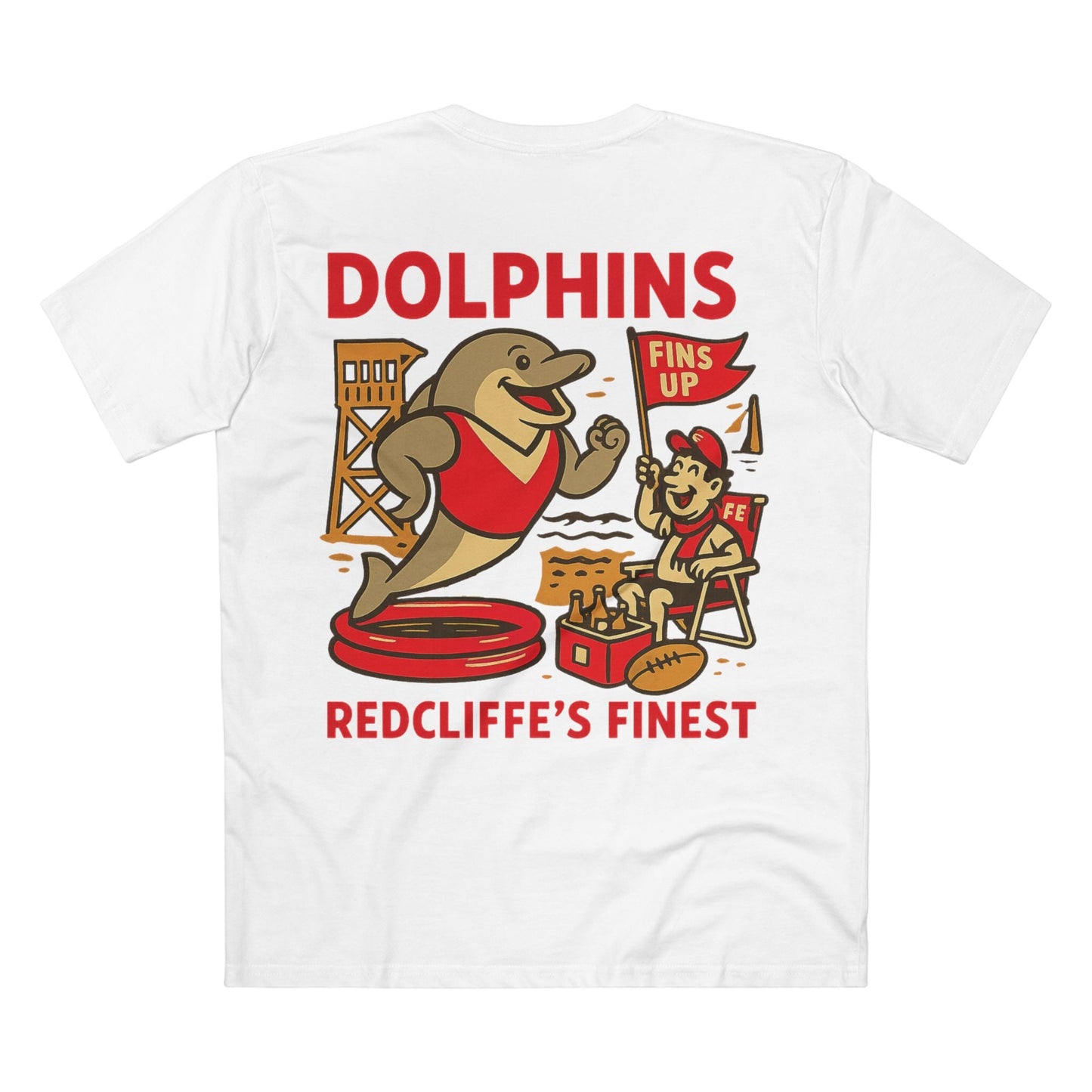 Dolphins Rugby League Tee - Redcliffe Club Series - VFtees