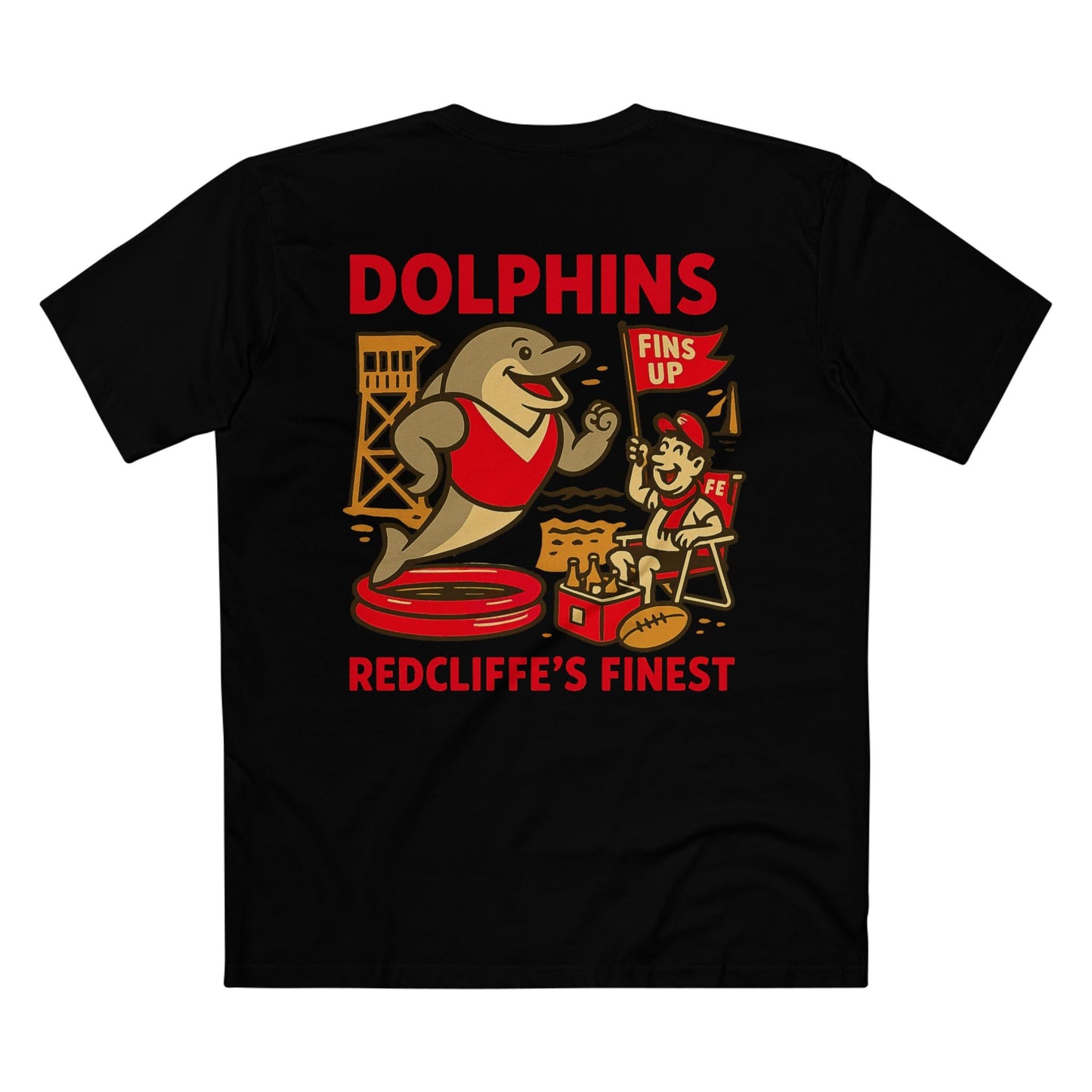 Dolphins Rugby League Tee - Redcliffe Club Series - VFtees