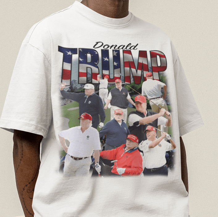 Donald Trump Graphic Golf Tee - VFtees