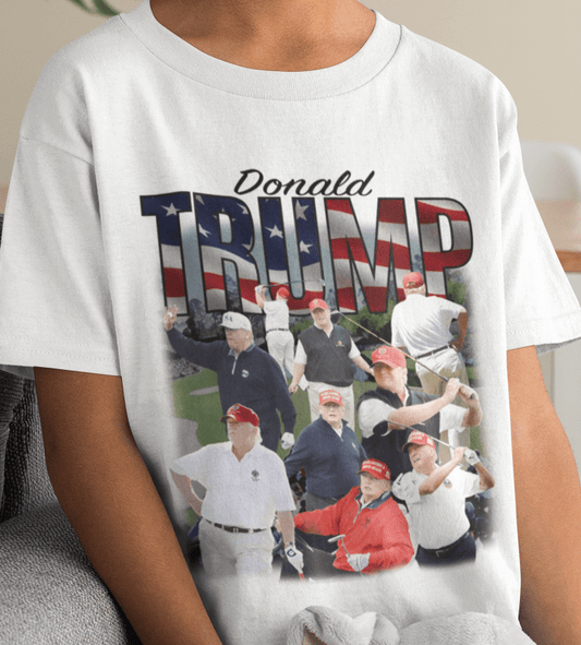 Donald Trump Graphic Golf Tee (Kids) - VFtees