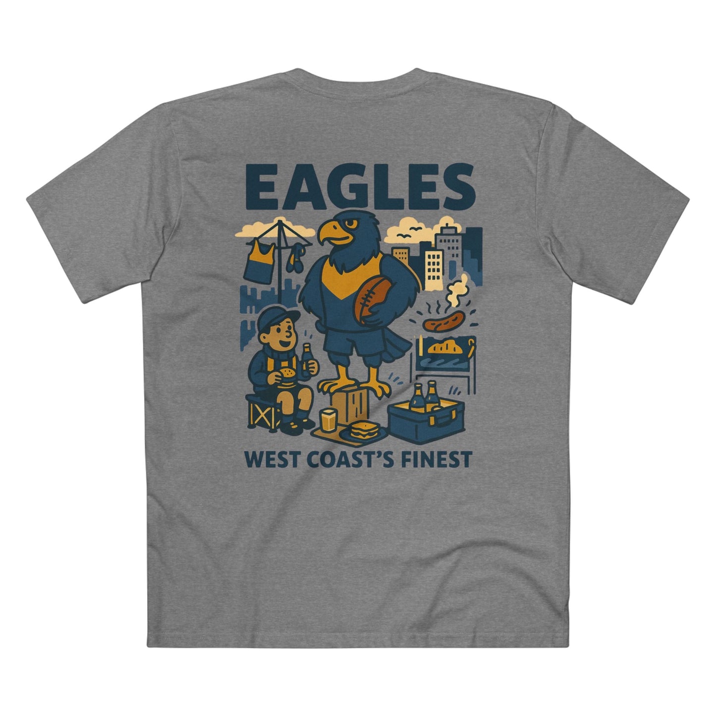 Eagles Footy Tee - West Coast Club Series - VFtees