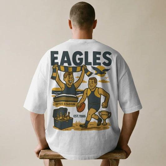 Eagles Footy Tee - West Coast Club Series - VFtees