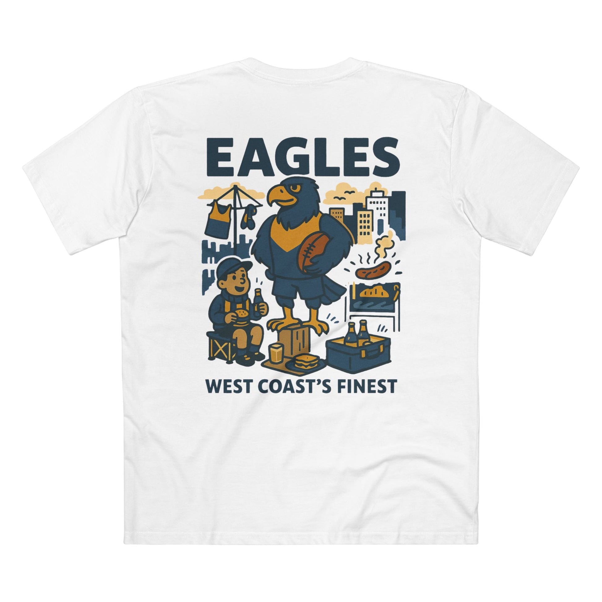 Eagles Footy Tee - West Coast Club Series - VFtees