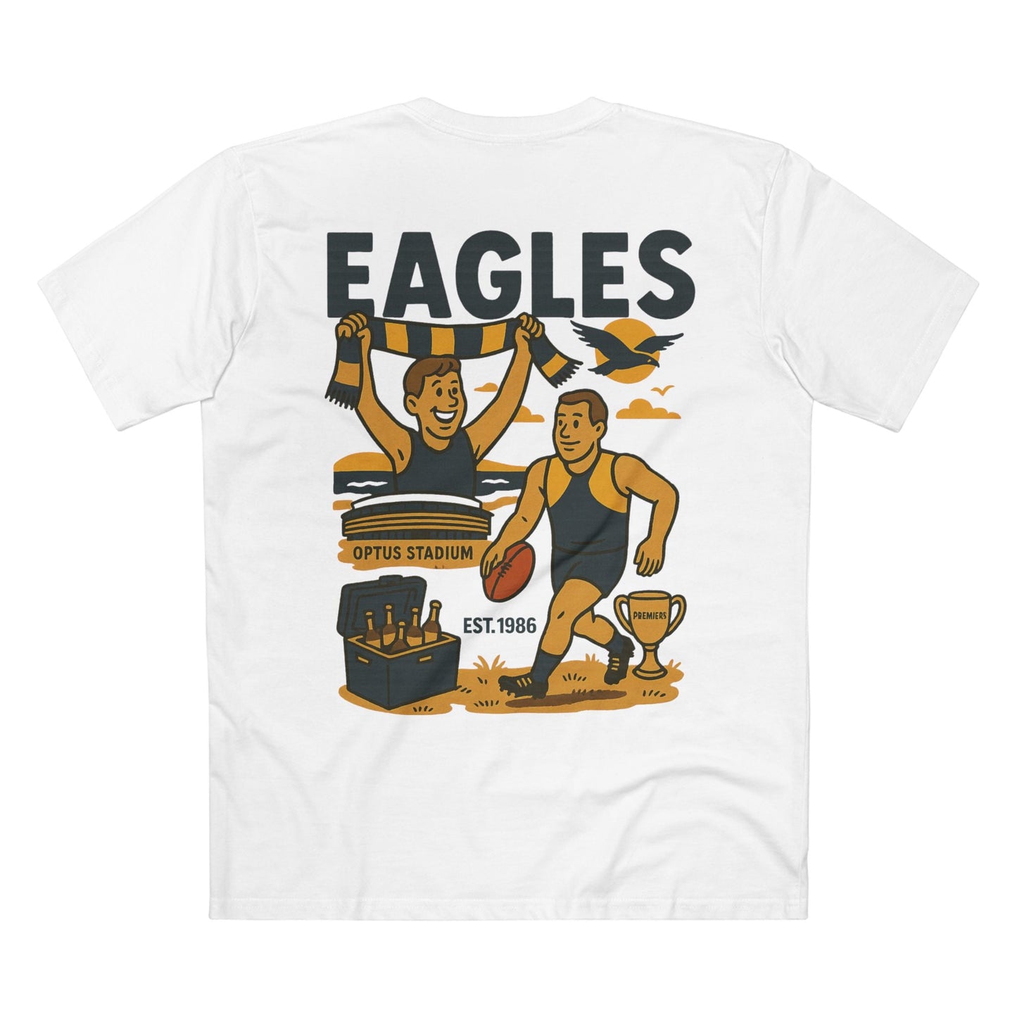 Eagles Footy Tee - West Coast Club Series - VFtees