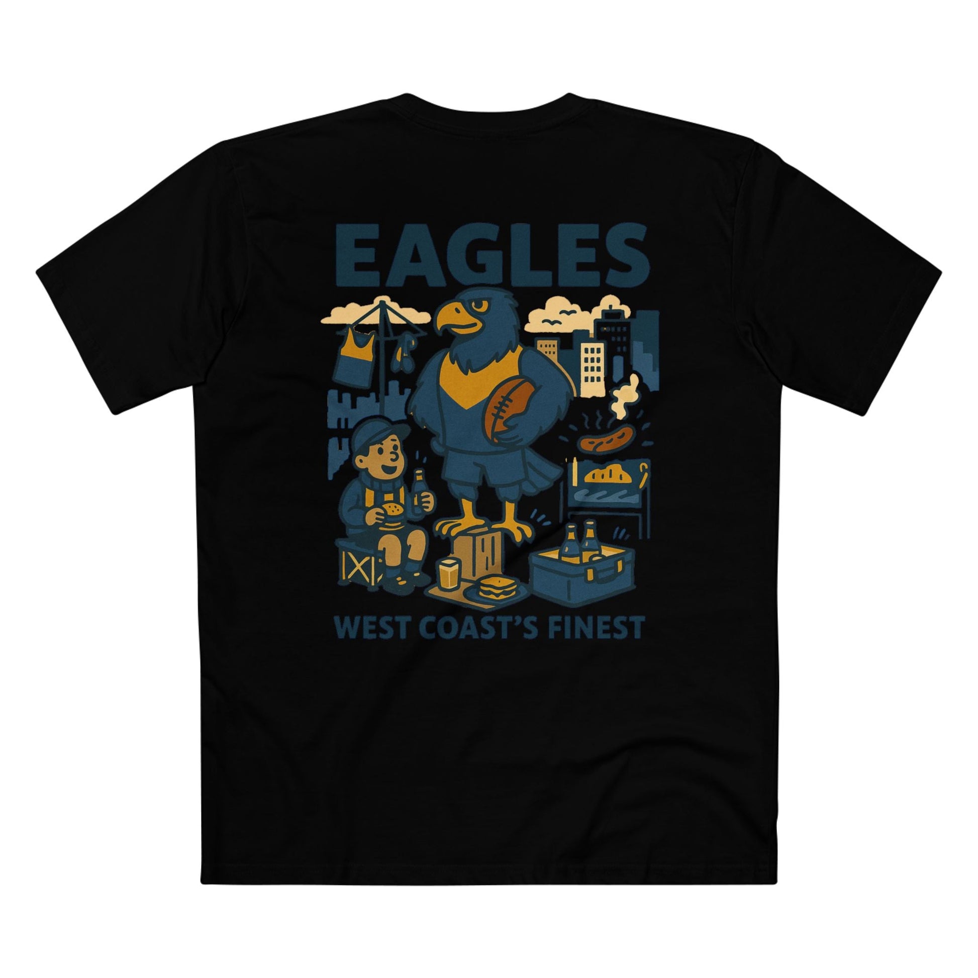 Eagles Footy Tee - West Coast Club Series - VFtees