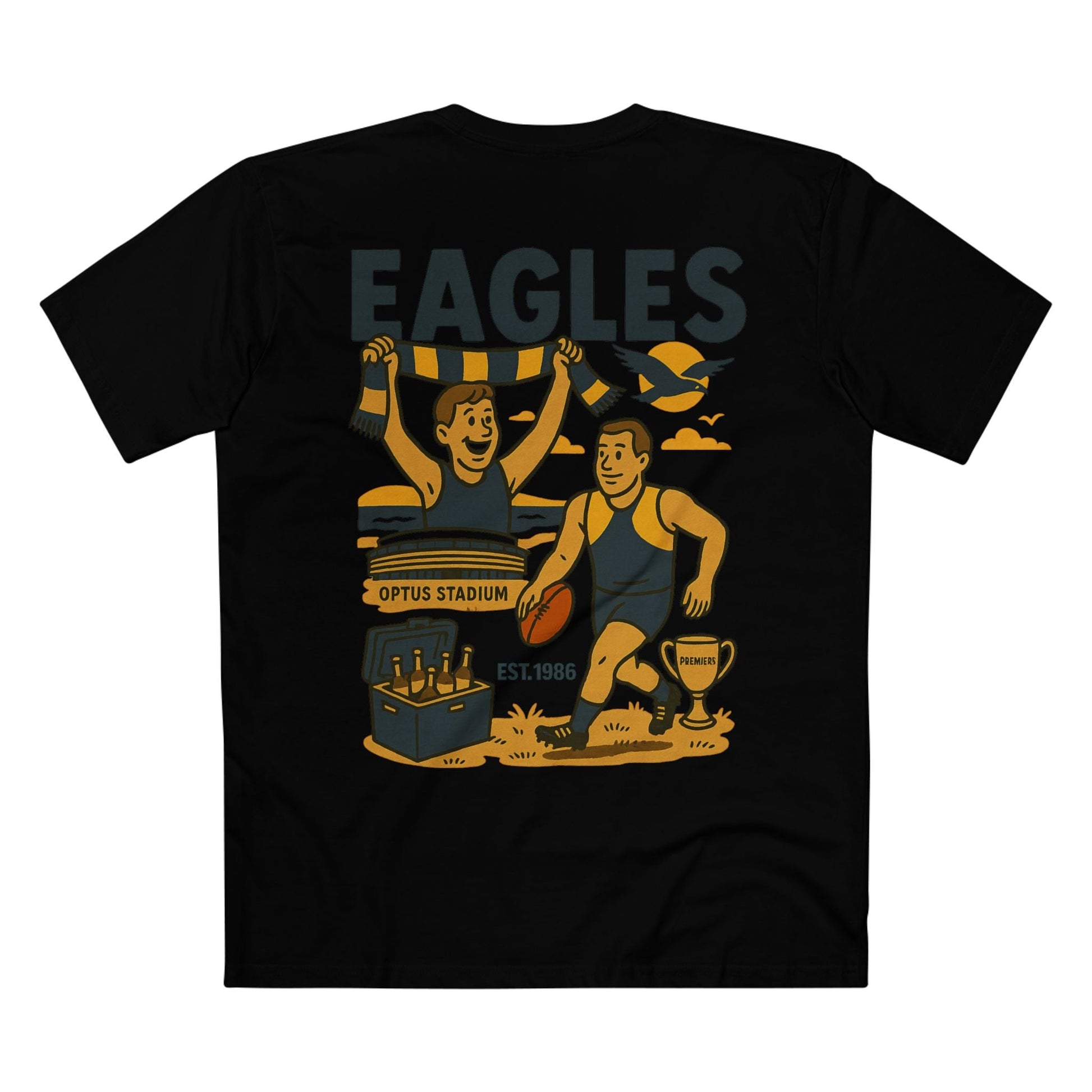 Eagles Footy Tee - West Coast Club Series - VFtees
