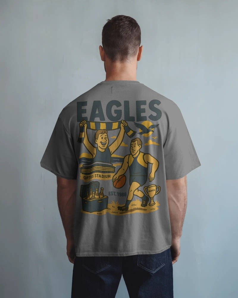 Eagles Footy Tee - West Coast Club Series - VFtees