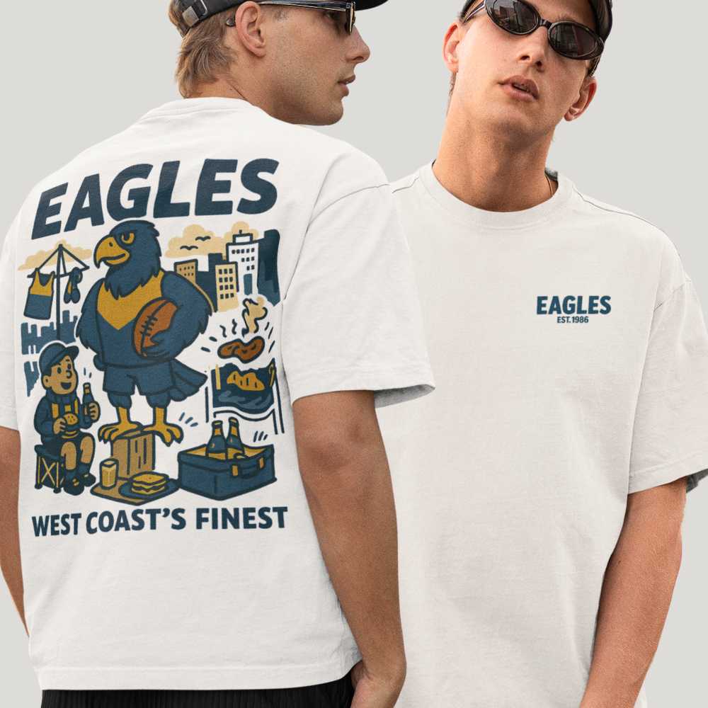 Eagles Footy Tee - West Coast Club Series - VFtees
