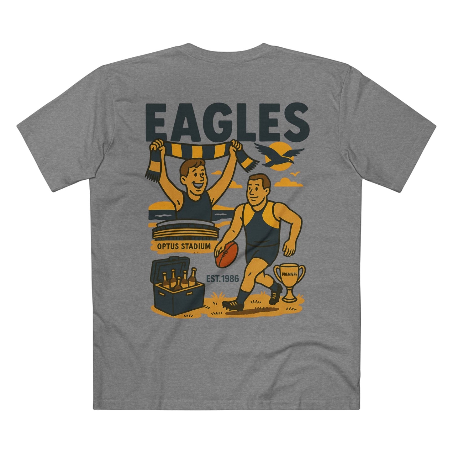 Eagles Footy Tee - West Coast Club Series - VFtees