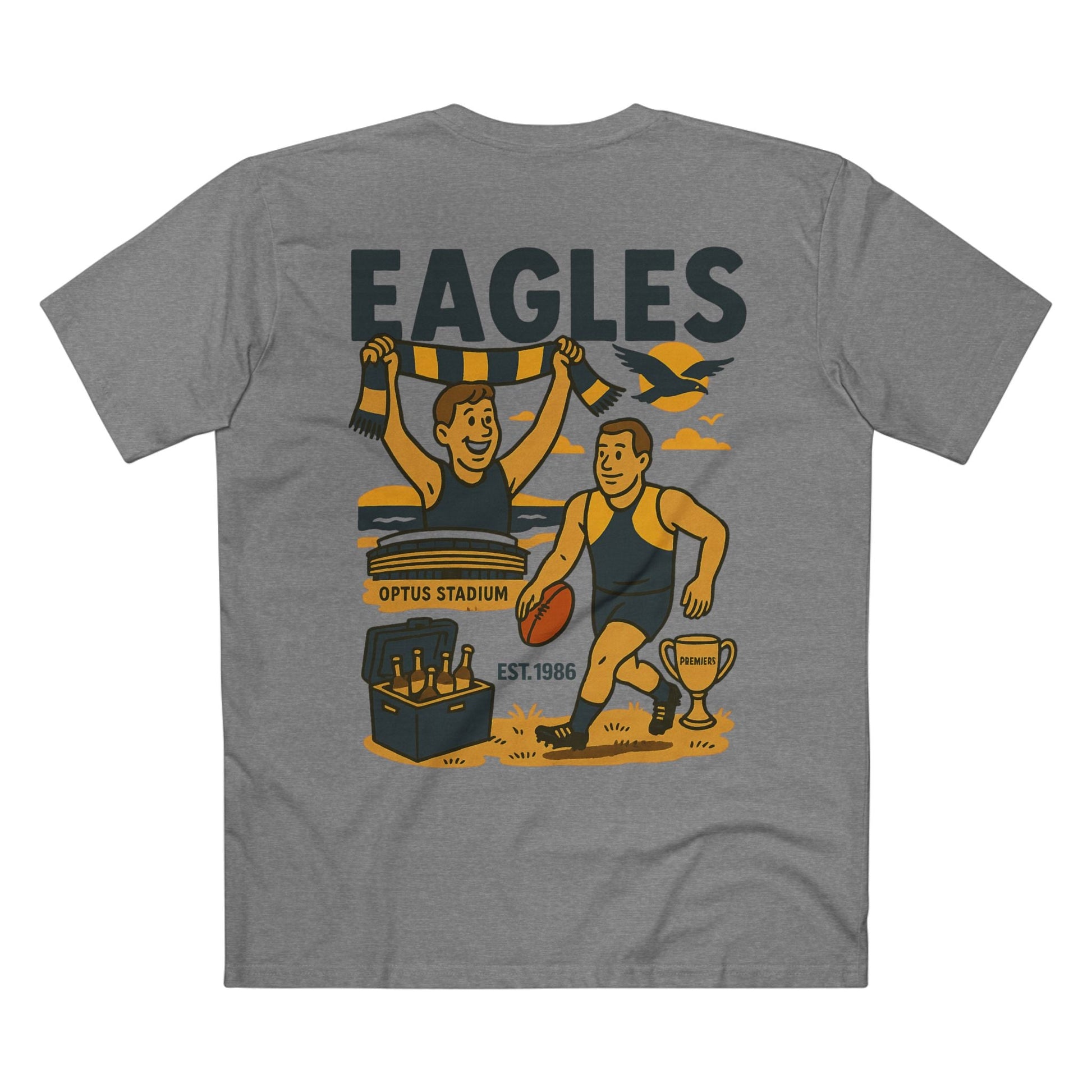 Eagles Footy Tee - West Coast Club Series - VFtees