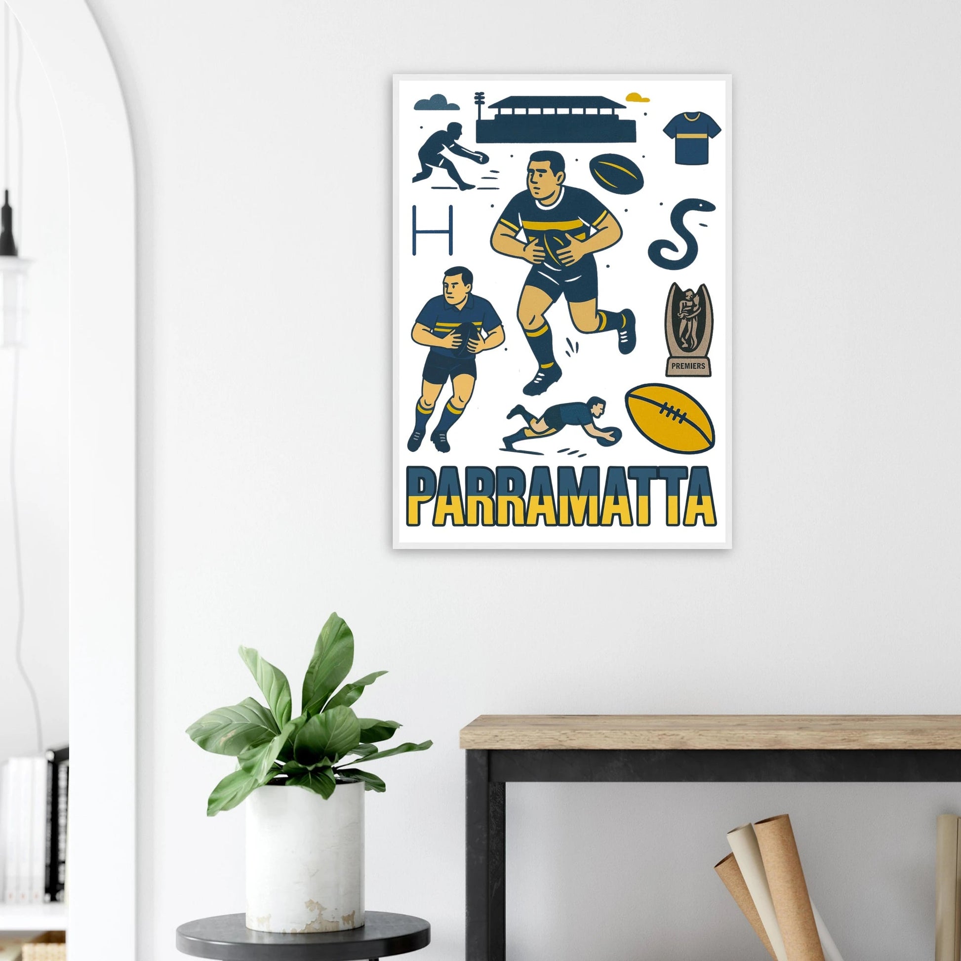 Eels Framed Wall Art - VFtees