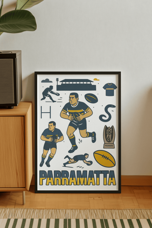 Eels Framed Wall Art - VFtees