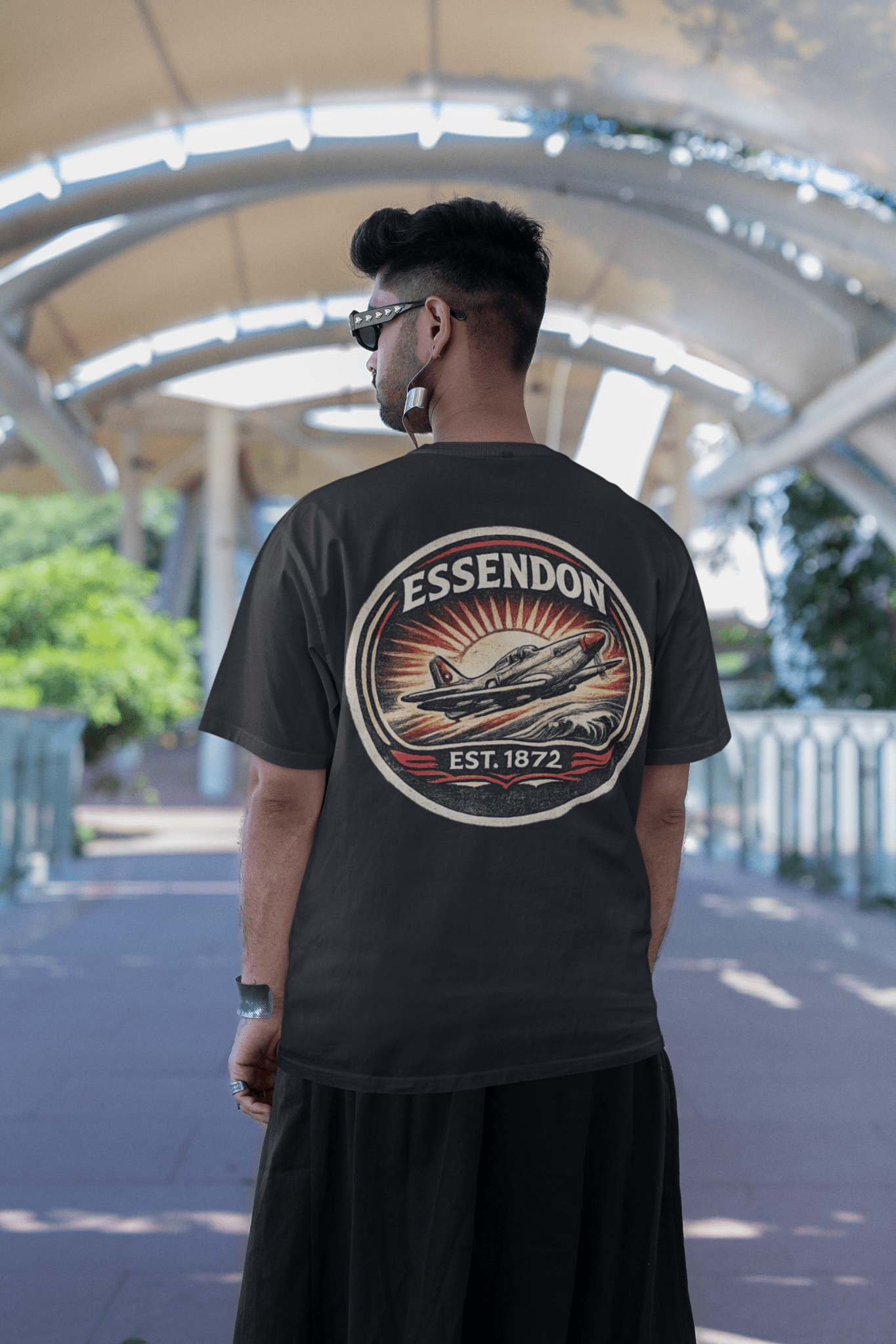 Essendon Football Wave Tee - VFtees