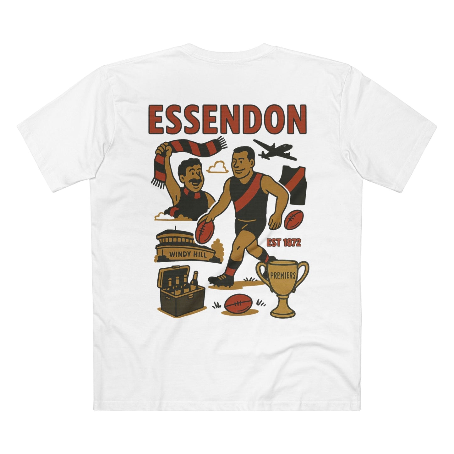Essendon Footy Tee - Bombers Club Series - VFtees