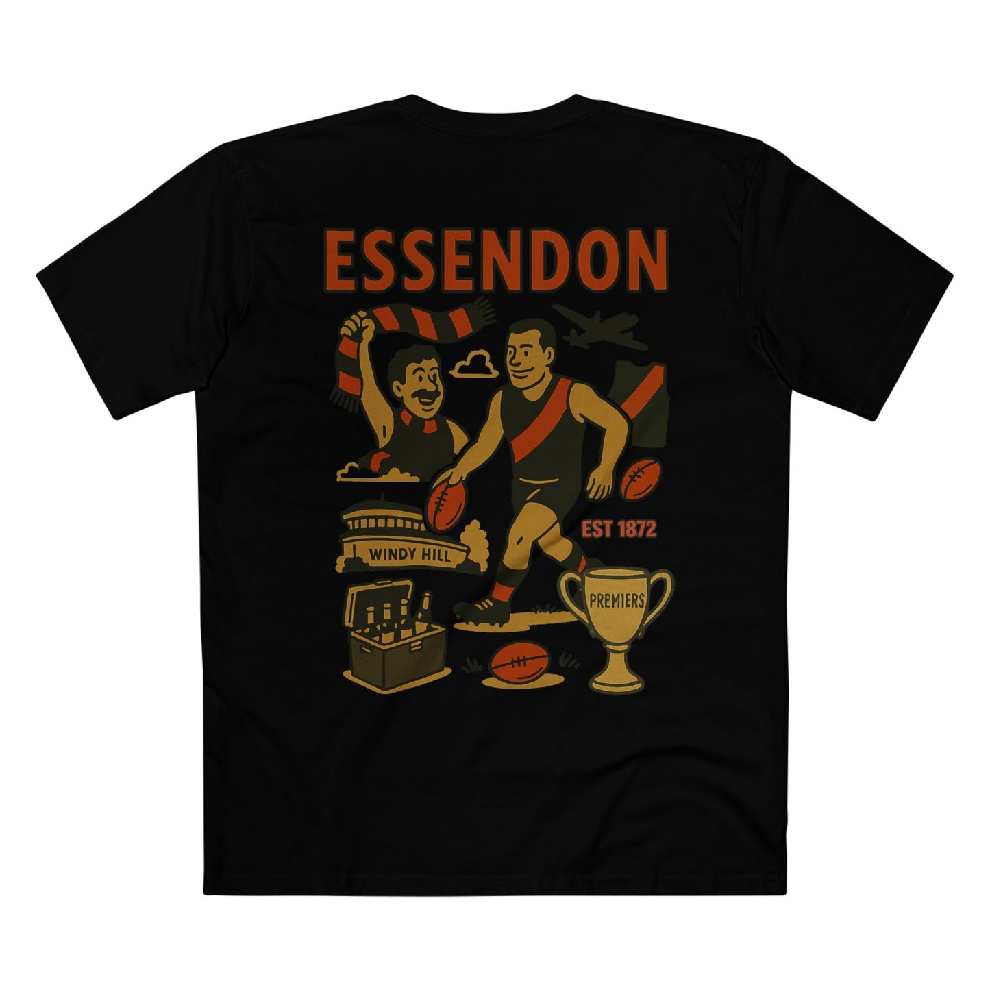 Essendon Footy Tee - Bombers Club Series - VFtees