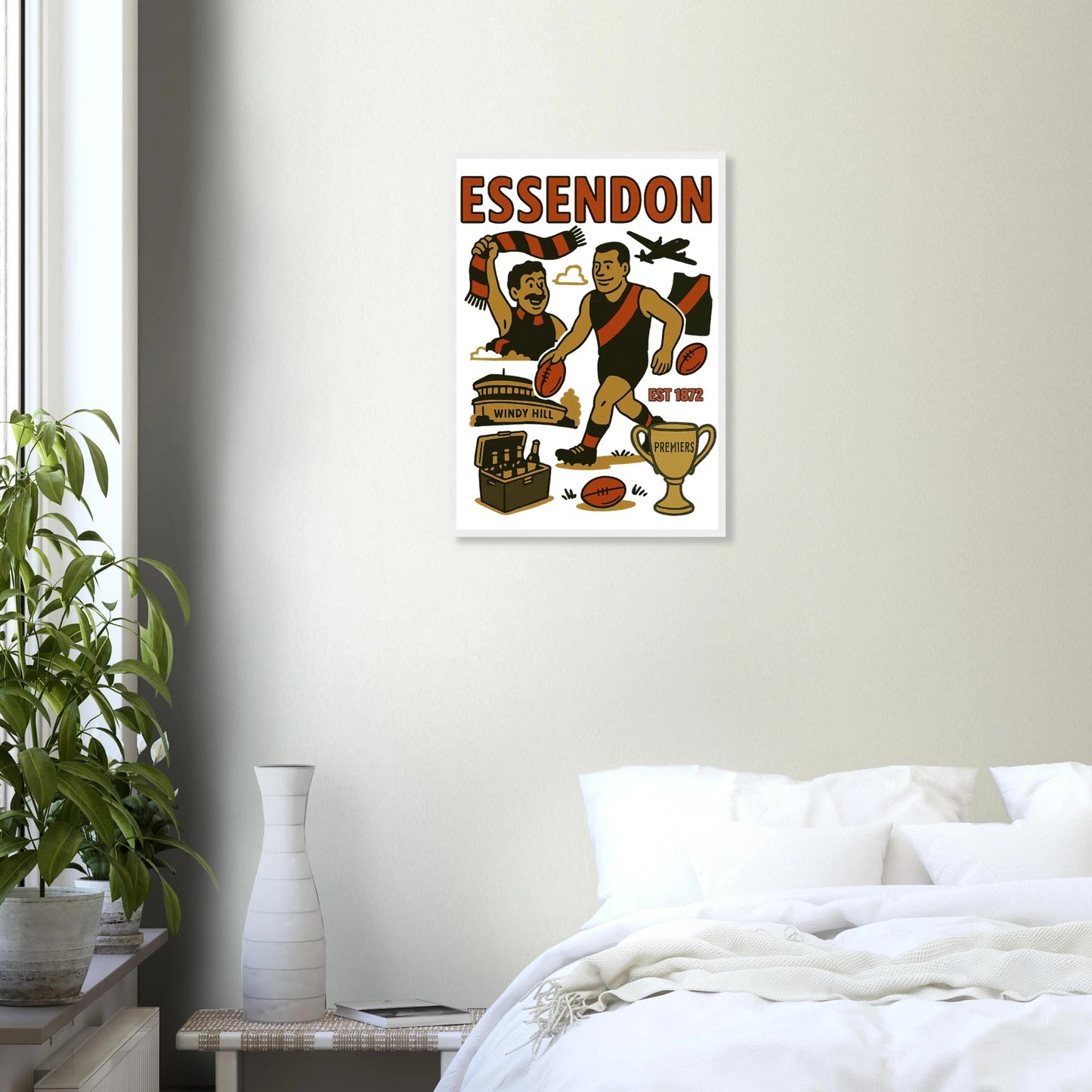 Essendon - Framed Wall Art - VFtees
