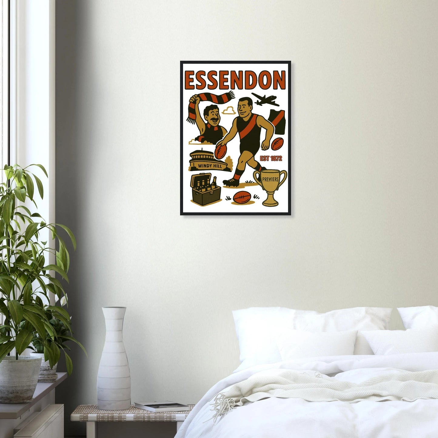 Essendon - Framed Wall Art - VFtees