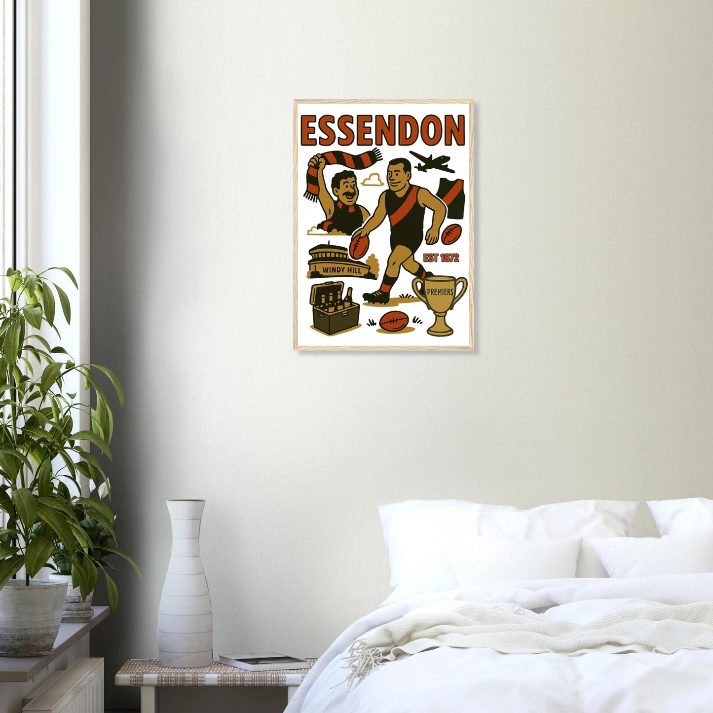 Essendon - Framed Wall Art - VFtees