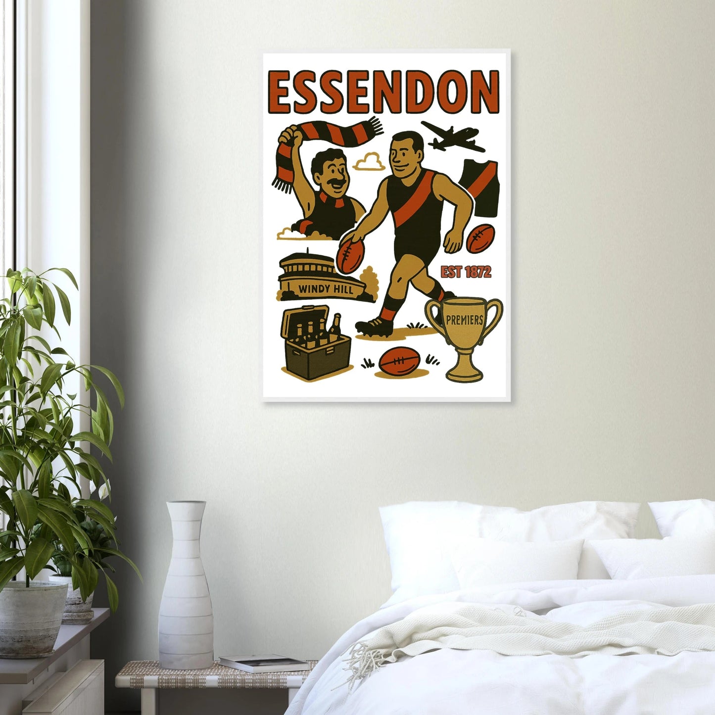 Essendon - Framed Wall Art - VFtees
