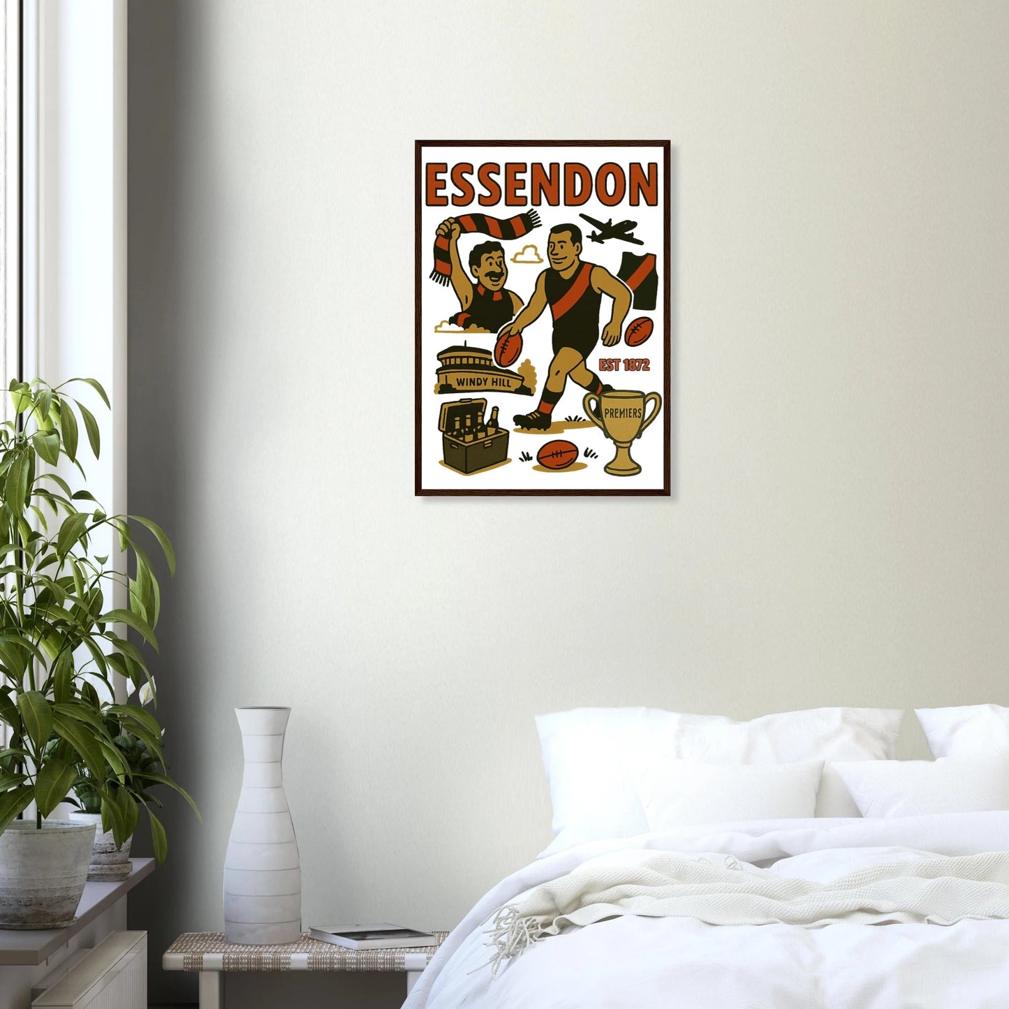 Essendon - Framed Wall Art - VFtees