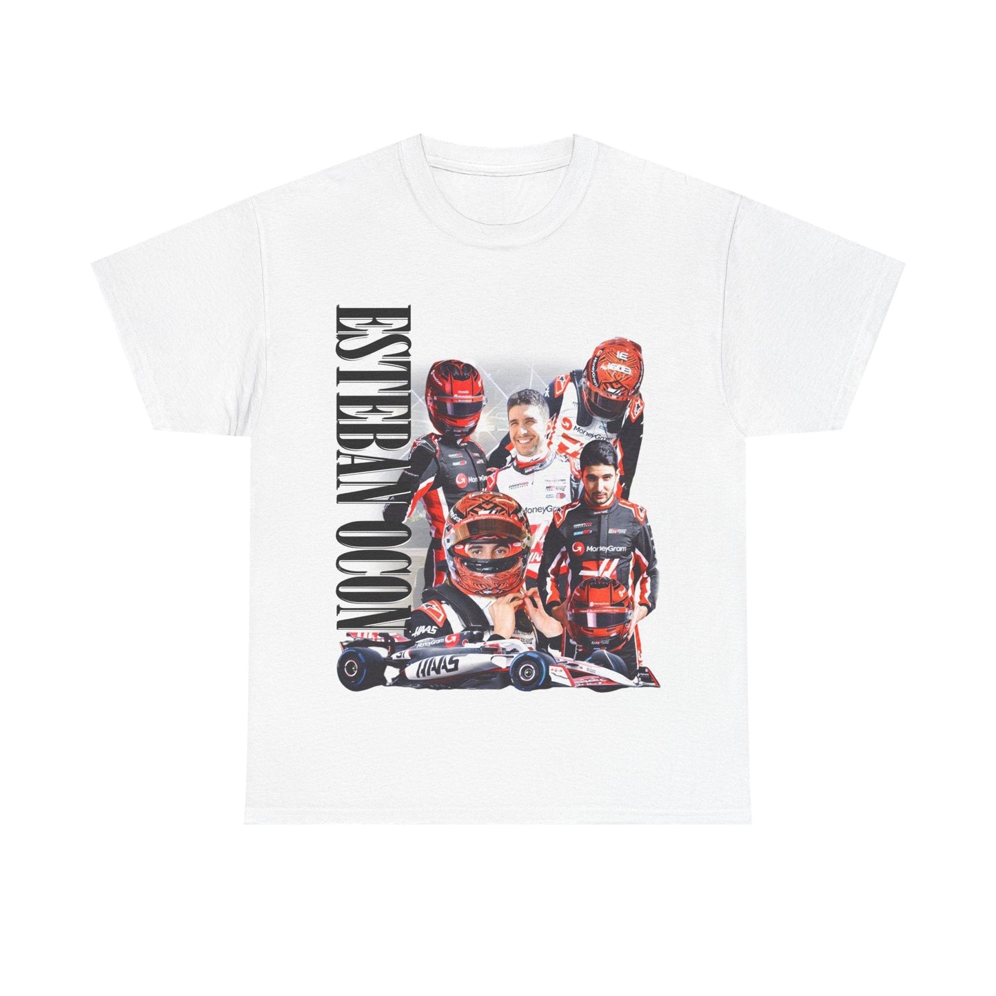 Esteban Ocon Haas F1 Graphic Tee - VFtees