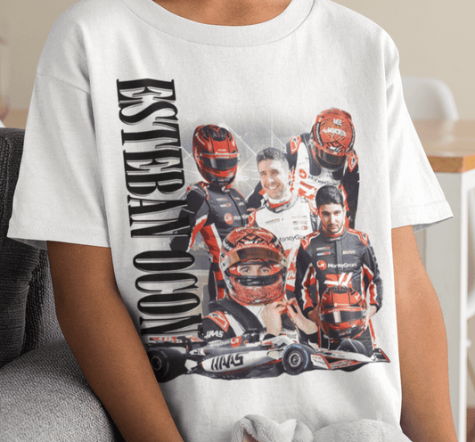 Esteban Ocon Haas F1 Graphic Tee (Kids) - VFtees
