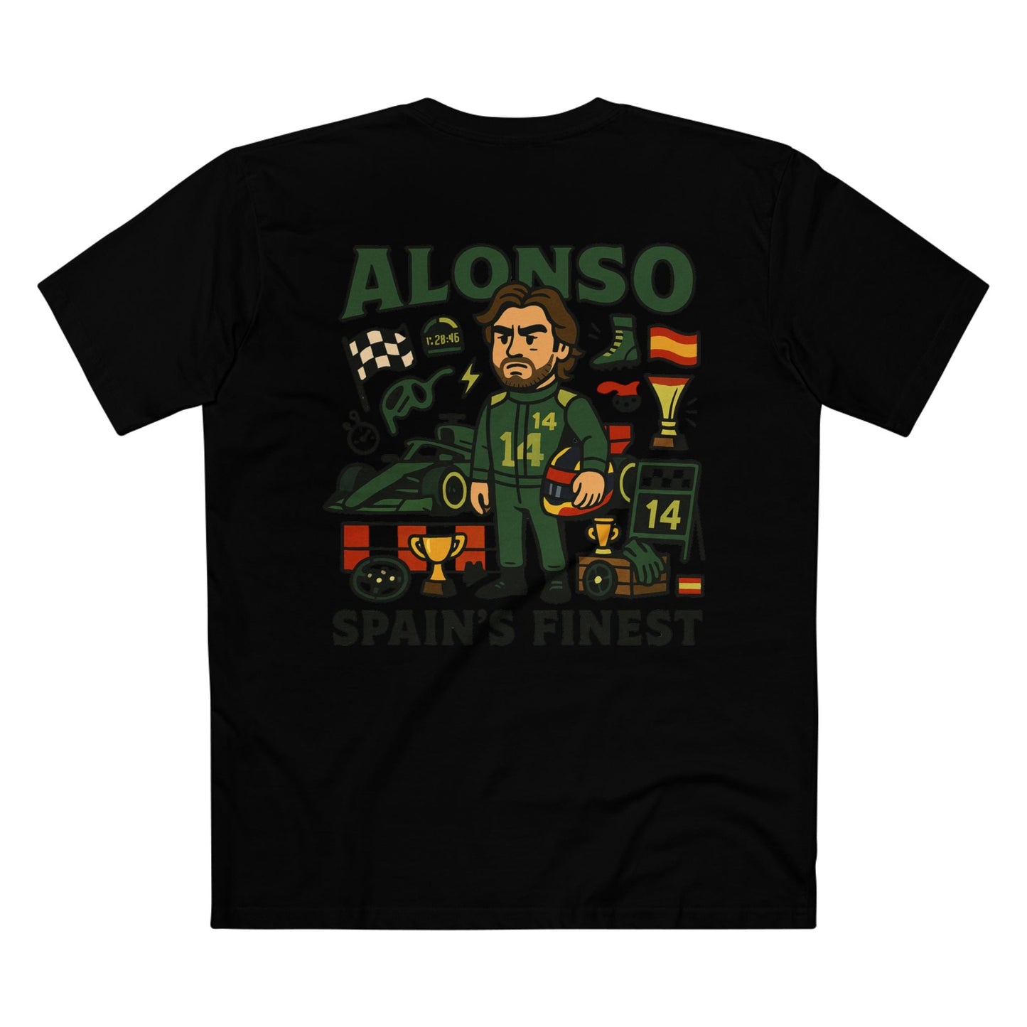 Fernando Alonso F1 Tee - Aston Martin Grand Prix Edition - VFtees