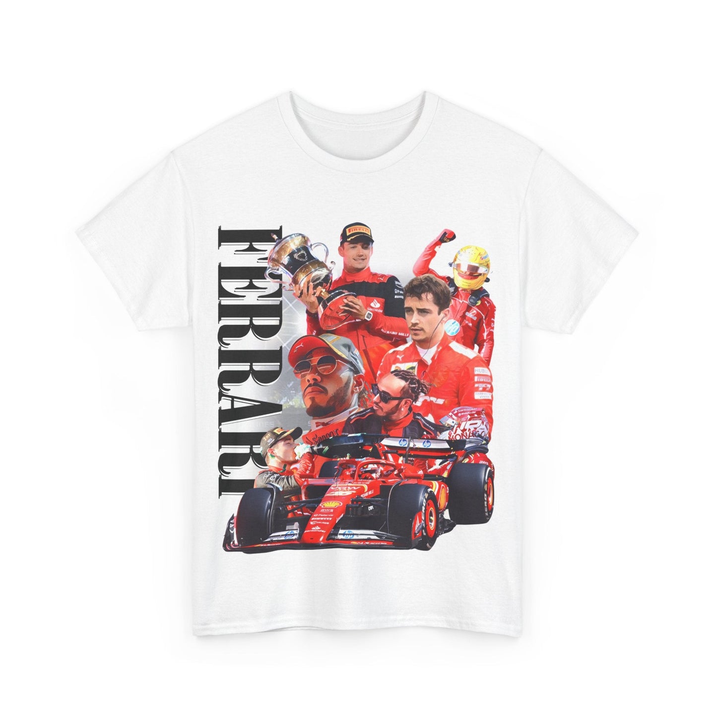 Ferrari F1 Team Tee (Lewis Hamilton Charles Leclerc) - VFtees
