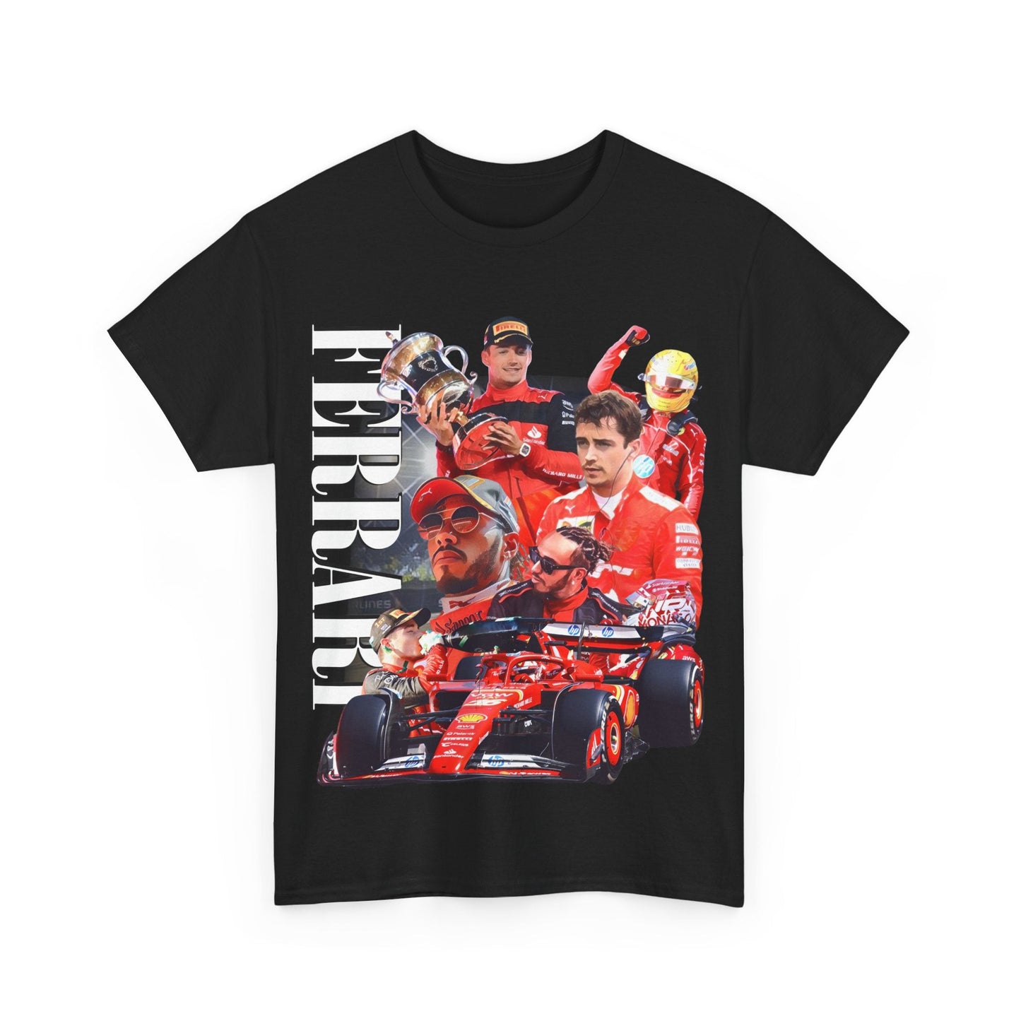 Ferrari F1 Team Tee (Lewis Hamilton Charles Leclerc) - VFtees