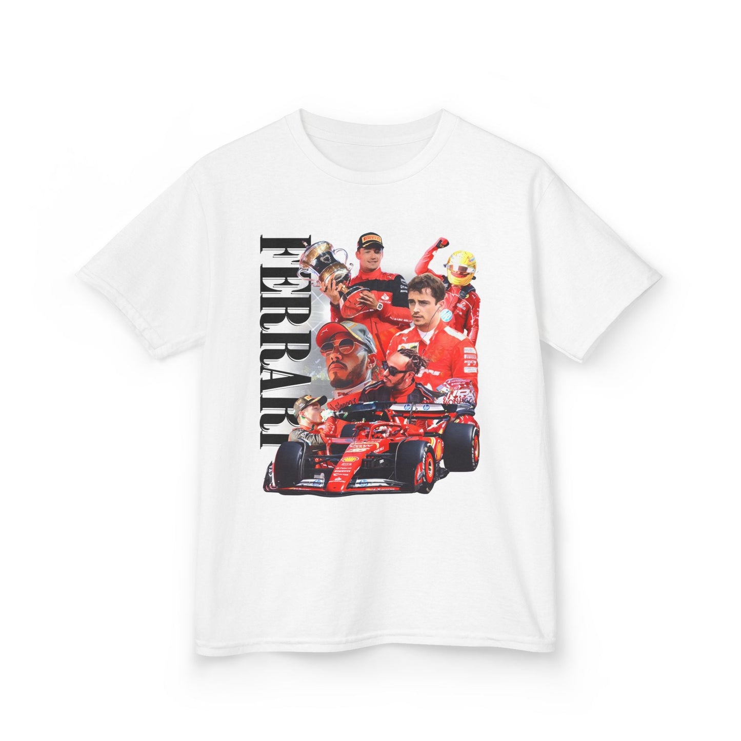 Ferrari F1 Team Tee (Lewis Hamilton Charles Leclerc) Kids - VFtees
