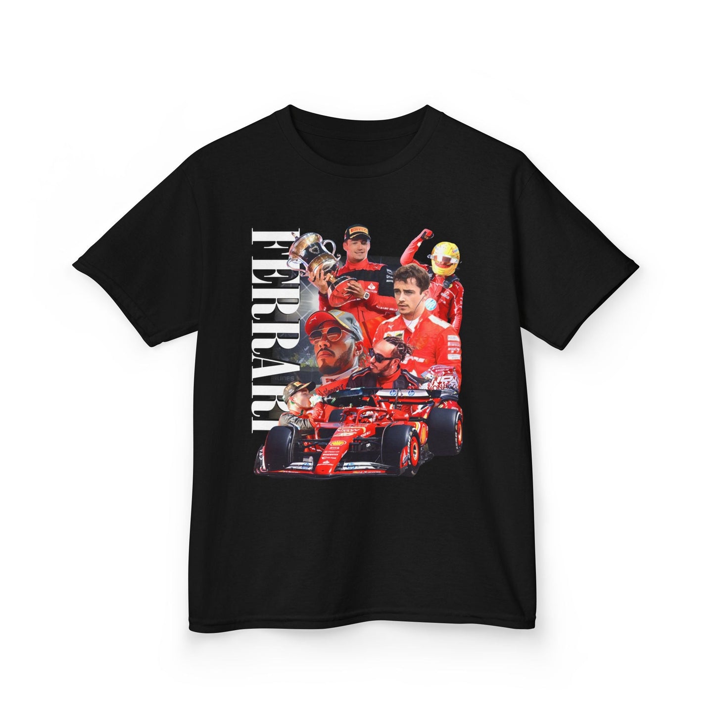 Ferrari F1 Team Tee (Lewis Hamilton Charles Leclerc) Kids - VFtees