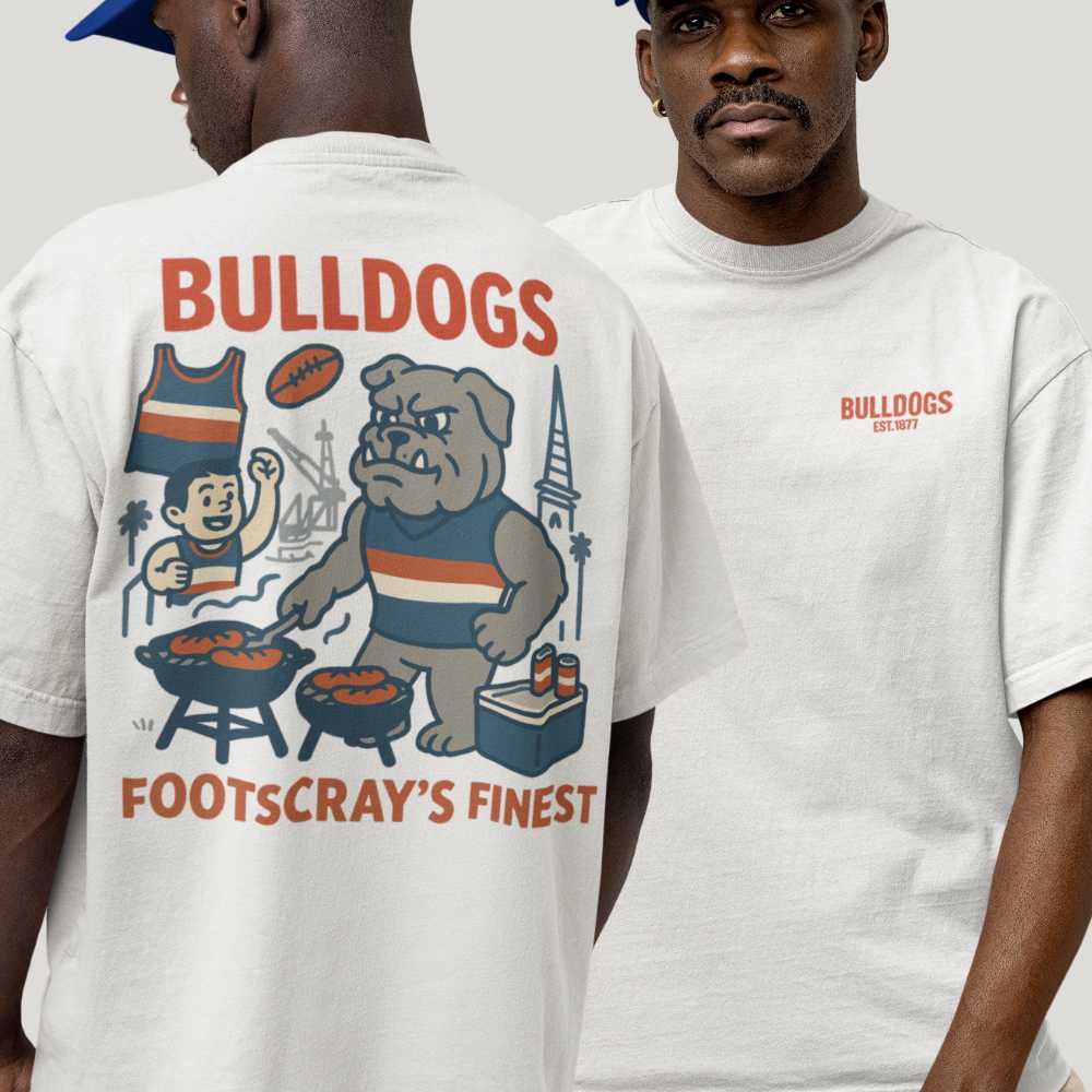 Footscray Footy Tee - Bulldogs Club Series - VFtees